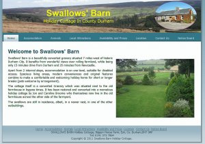 Swallows’ Barn is a beautifully converted granary situated 7 miles west of historic Durham City. It benefits from wonderful views over rolling farmland, while being only 15 minutes drive from Durham and 35 minutes from Newcastle.